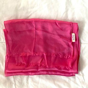 Echo Pink Silk Scarf